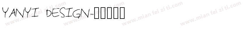 YANYI DESIGN字体转换